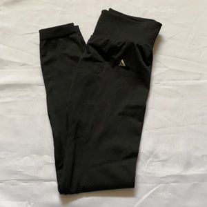 Fleece lined black leggings